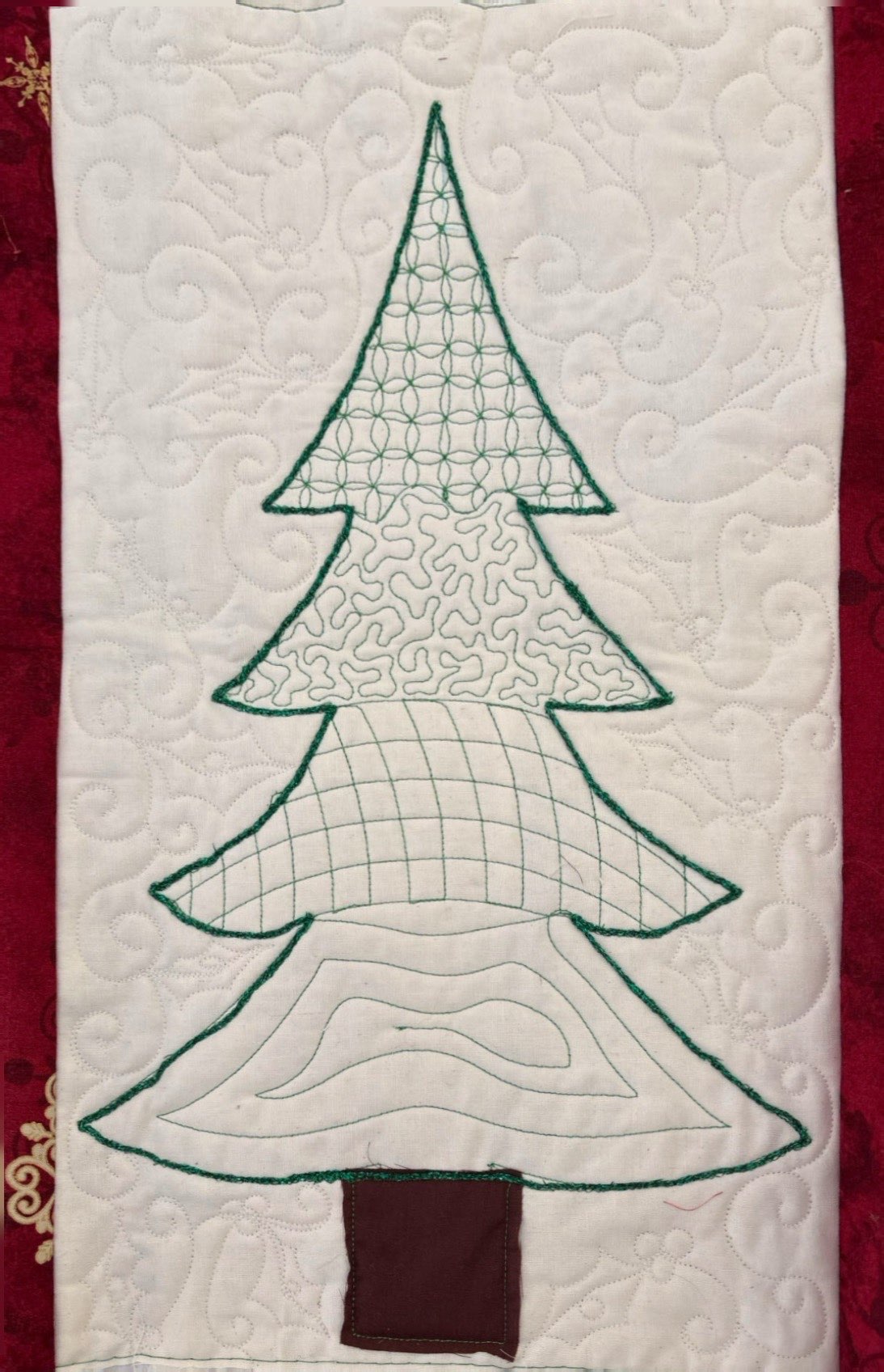 Longarm Quilting Adventure: Create Your Own Christmas Tree Wall Hanging