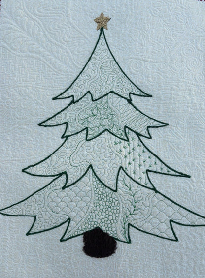 Longarm Quilting Adventure: Create Your Own Christmas Tree Wall Hanging