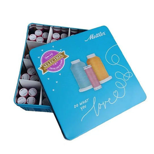 Mettler Metrosene Thread Tin - 64pk | Baby Lock Tonal Colors