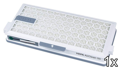 Miele Allergy XL Pack - 8X Airclean 3D FJM Vacuum Bags +1 Hepa Filter SF-HA 50