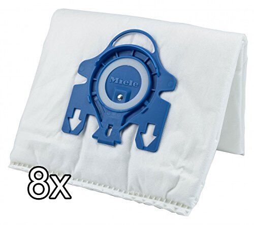 Miele Allergy XL Pack - 8x Airclean 3D GN Vacuum Bags +1 Hepa Filter SF-HA 50