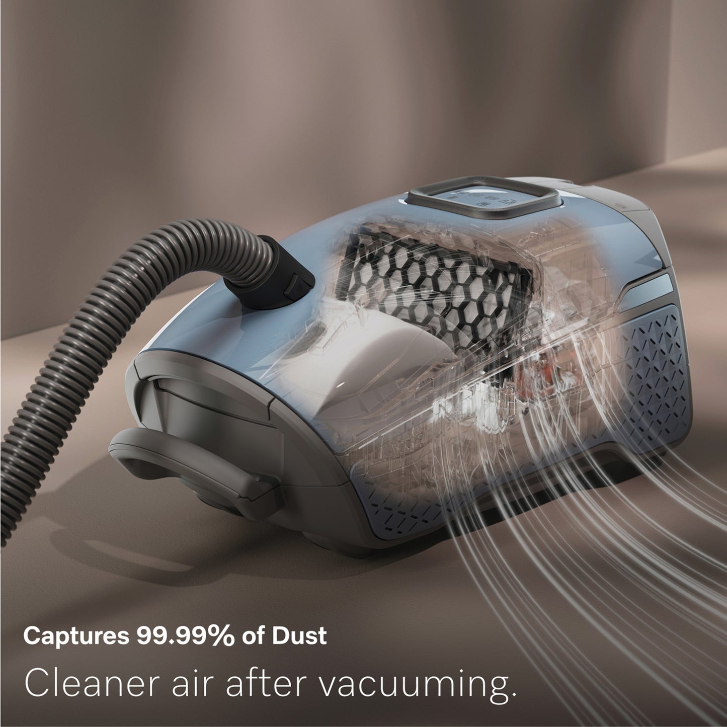 Miele L1 Guard Canister Vacuum in Nordic Blue