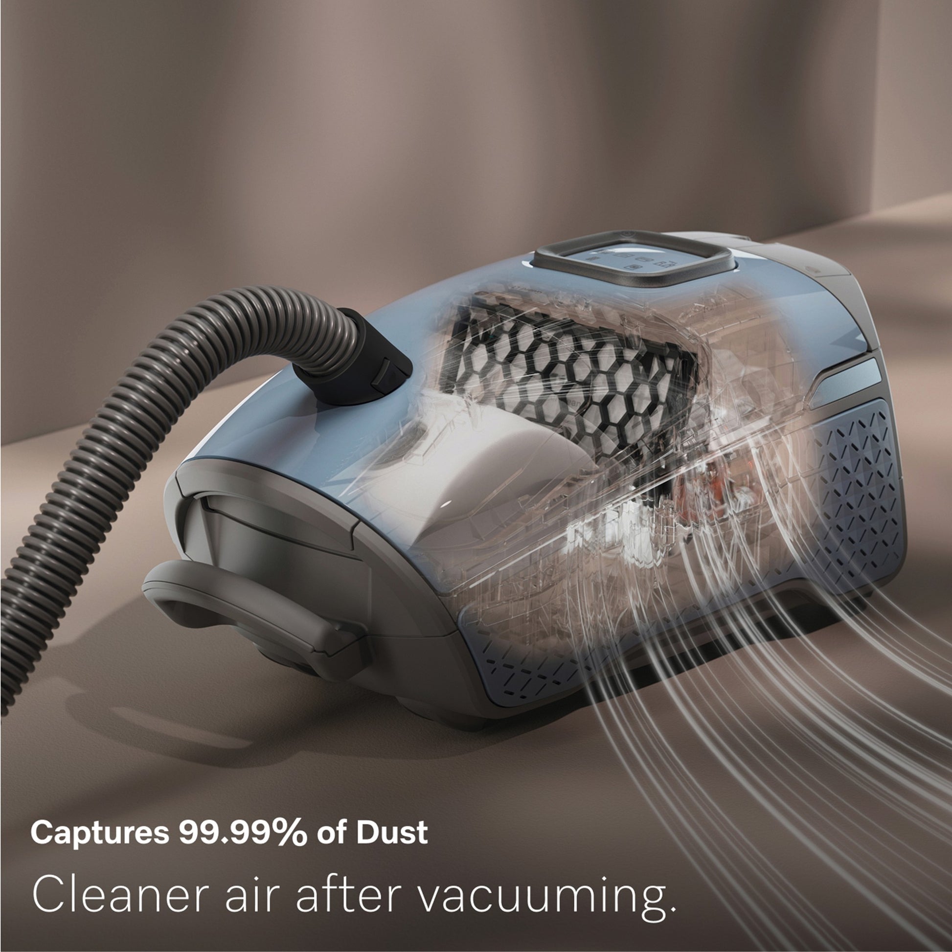 Miele L1 Guard Canister Vacuum in Nordic Blue