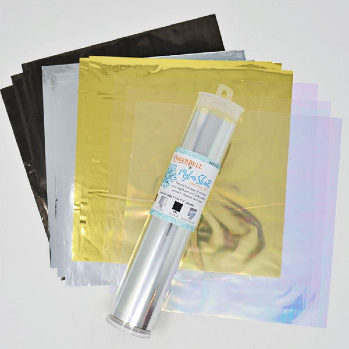 Mylar 7" x 7" Multi Color 12 Packs