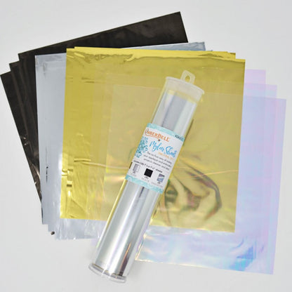 Mylar 7in x 7in Multi Color 12 Pack Jewel Tones,Mylar 7in x 7in Multi Color 12 Pack Neutral Tones