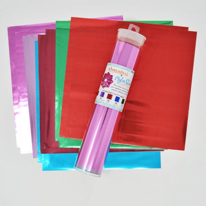Mylar 7in x 7in Multi Color 12 Pack Jewel Tones,Mylar 7in x 7in Multi Color 12 Pack Neutral Tones