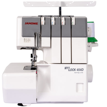 Janome MyLock 454D Sailing Line serger front view