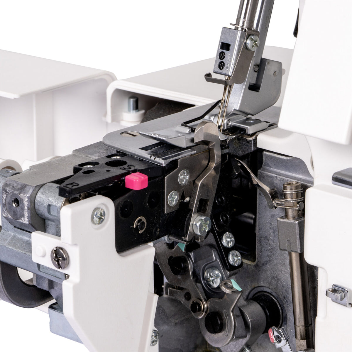 Janome MyLock 454D Sailing Line serger needle, presser foot and retractable upper knife