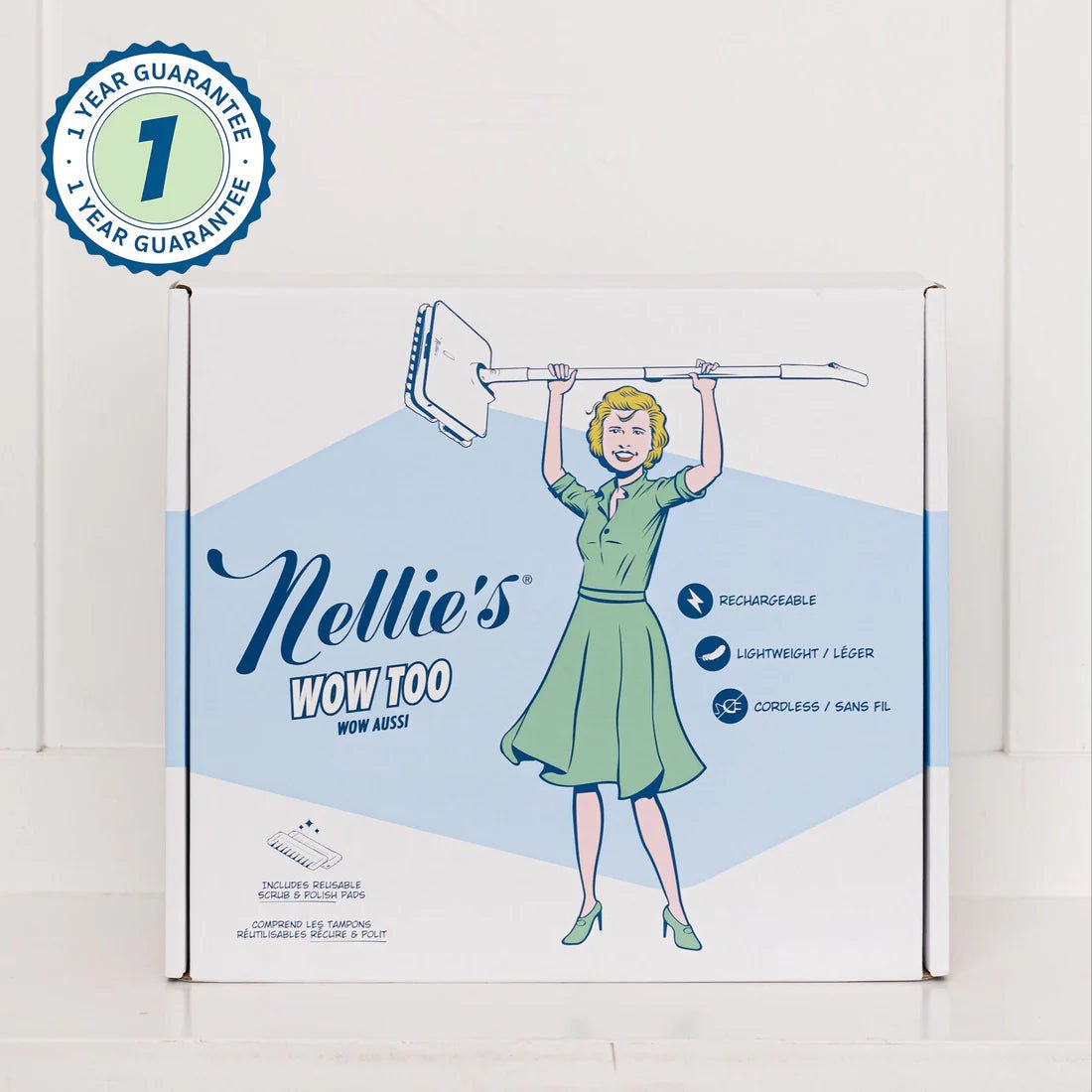 Nellie's Cordless WOW Mop TOO