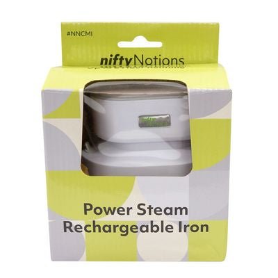 Nifty Notions Steam Charge Rechargeable Iron