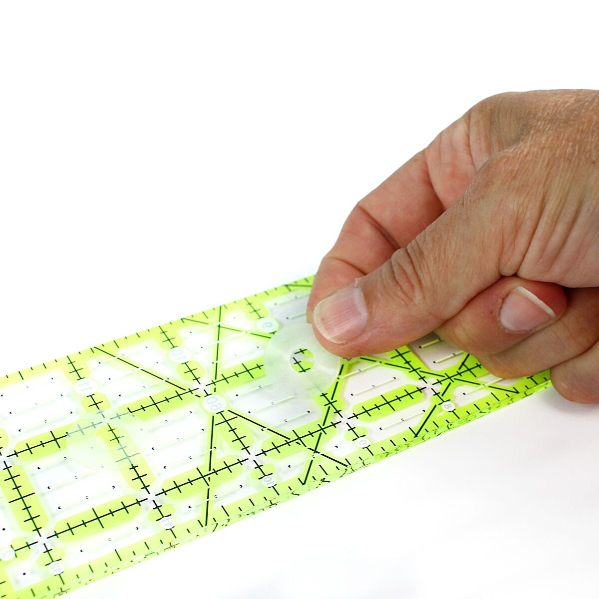 Quilt Template Antislip Pads | Transparante antislip liniaal Grip Quilt Template Antislip Pads | Transparante antislip liniaal Grip