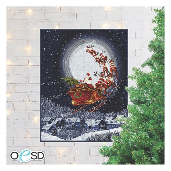 OESD Christmas Flight Tiling Scene Design