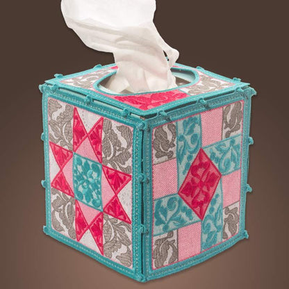 OESD Freestanding Quilter's Tissue Box Cover