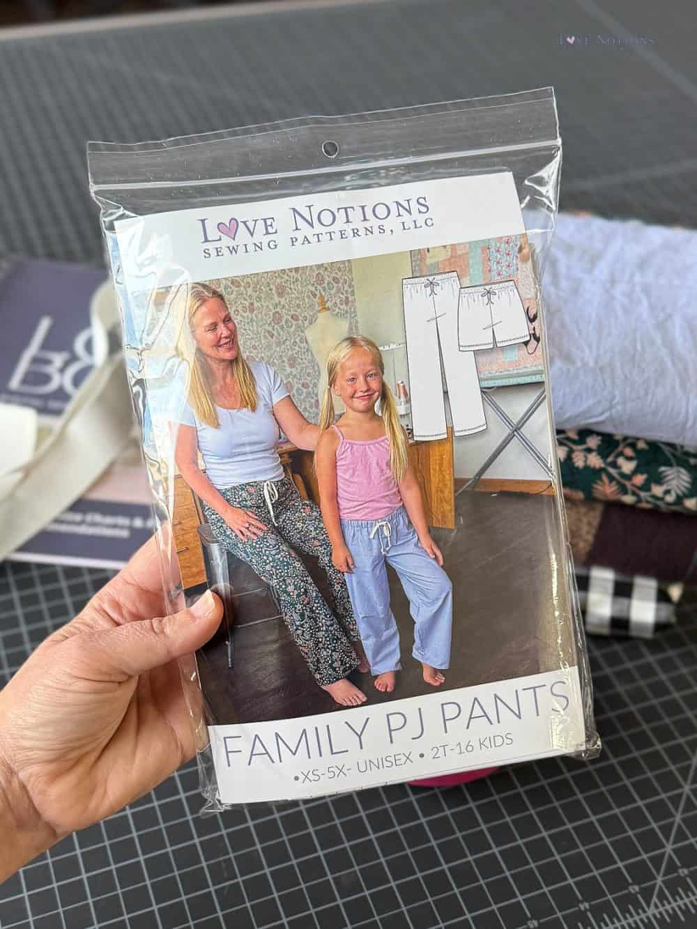 Pattern Love Notions Family PJ Pants