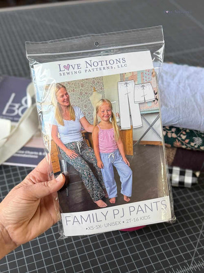 Pattern Love Notions Family PJ Pants