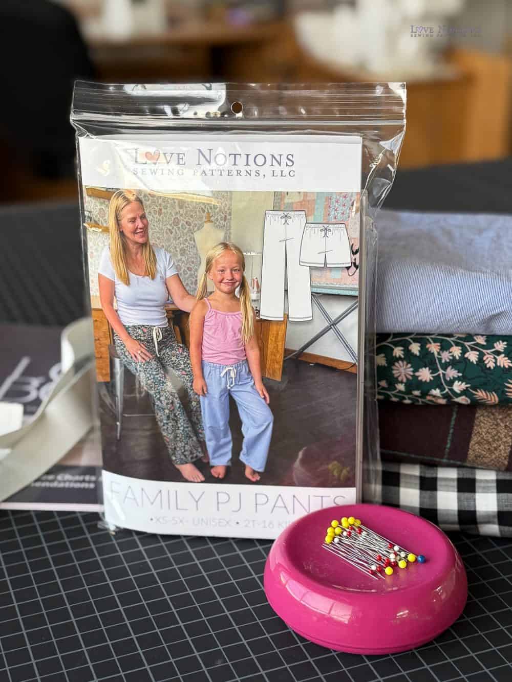 Love Notions Family PJ Pants Pattern | Kids & Adults XS-5X