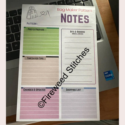 Pattern Notes Notepad
