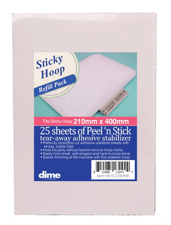 Peel N Stick 25 Pack for Sticky Hoop
