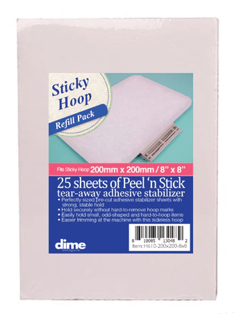 Peel N Stick 25 Pack for Sticky Hoop