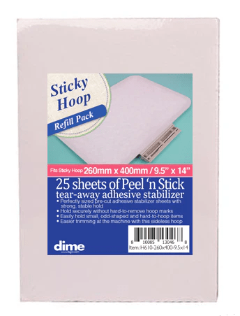 Peel N Stick 25 Pack for Sticky Hoop