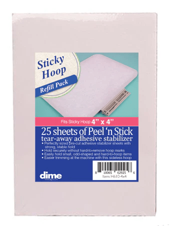 Peel N Stick 25 Pack for Sticky Hoop