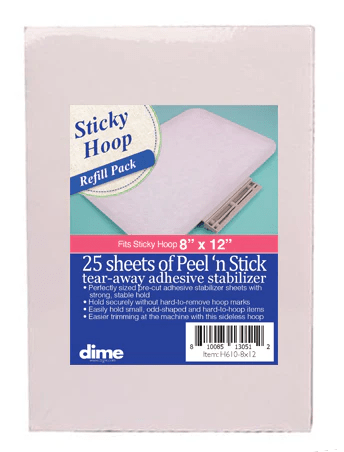 Peel N Stick 25 Pack for Sticky Hoop
