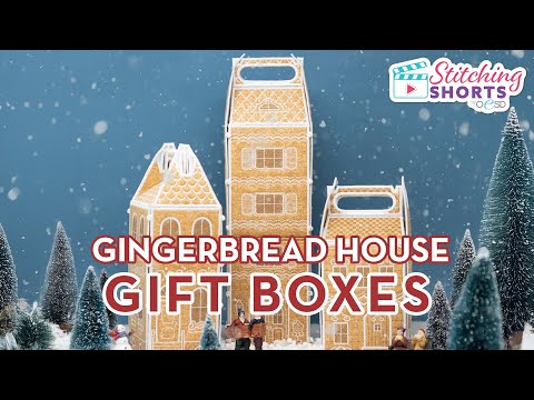 OESD Gingerbread House Gift Boxes Design