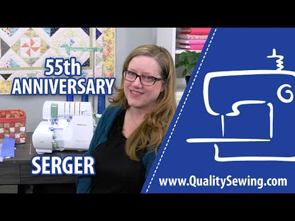 Baby Lock 55th Anniversary Limited Edition Serger - with FREE Bundle (BLE3ATW-3-BUNDLE)