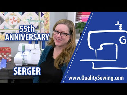 Baby Lock 55th Anniversary Limited Edition Serger - with FREE Bundle (BLE3ATW-3-BUNDLE + BA-LOK60D)