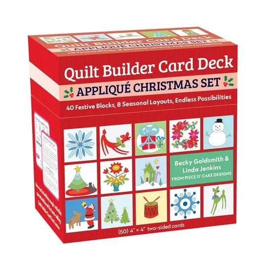 Quilt Builder Card Deck Applique Christmas Set