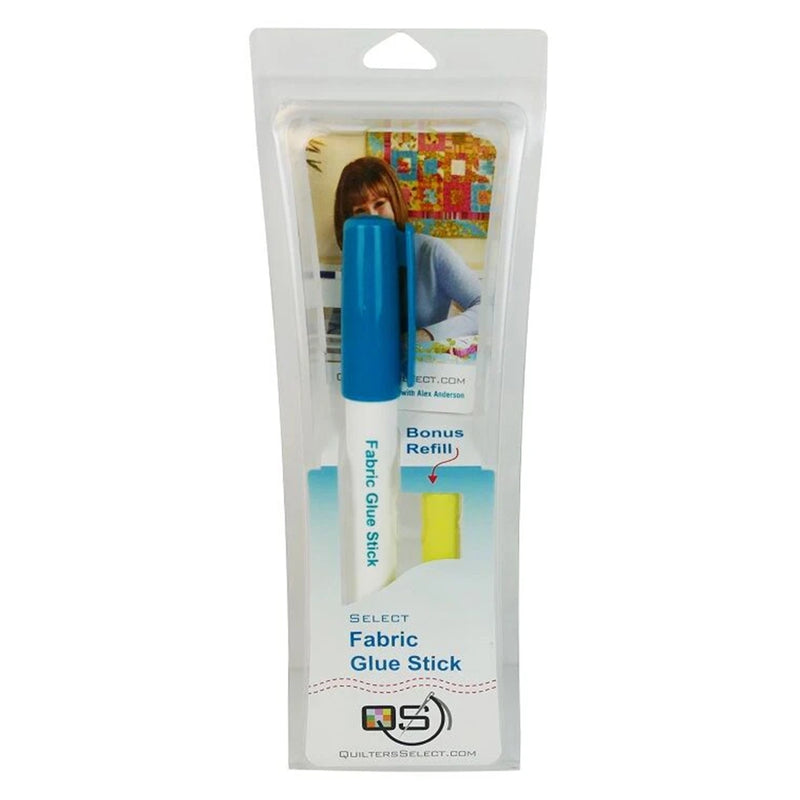 Quilters Select Fabric Glue Stick with Refill