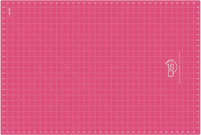 Quilters Select Poppie Cotton Pink Cutting Mat - 24" x 36"