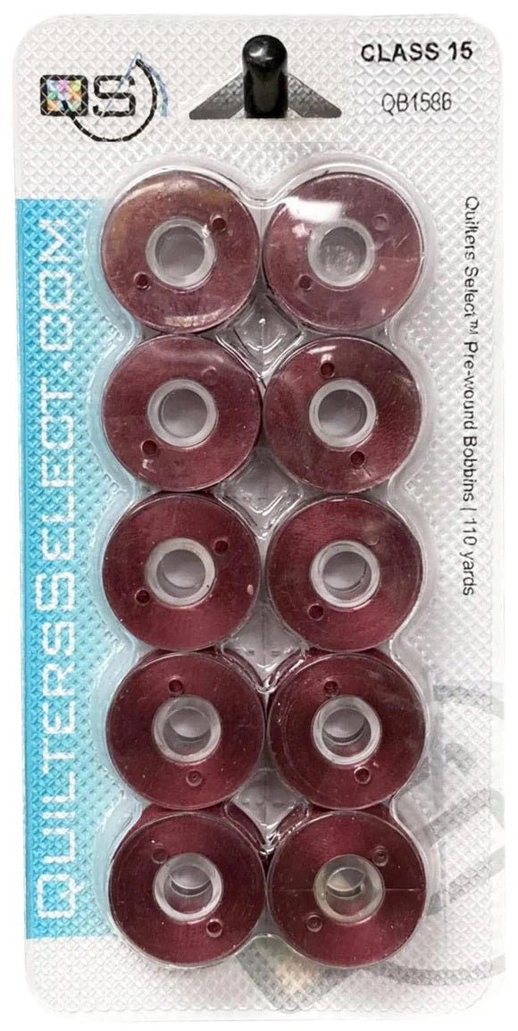 Quilters Select Prewound Bobbins- Class 15