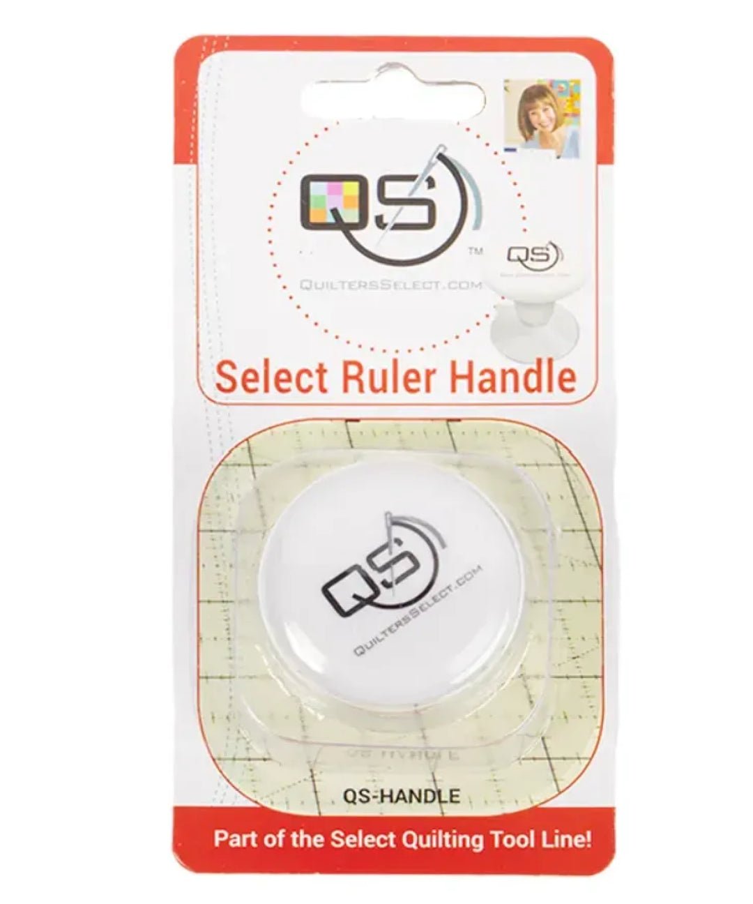 Versatile Ruler Quilters Select Ruler Handle - Easy Lifting & Stability