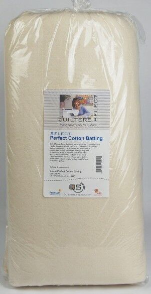 Quilters Select Perfect Cotton Batting QSPC2-TWIN,Quilters Select Perfect Cotton Batting QSPC2-FULL,Quilters Select Perfect Cotton Batting QSPC2-QUEEN,Quilters Select Perfect Cotton Batting QSPC2-KING