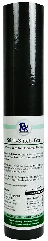 RNK Stick-Stitch-Tear Stabilizer R-SSTB12,RNK Stick-Stitch-Tear Stabilizer R-SSTB15