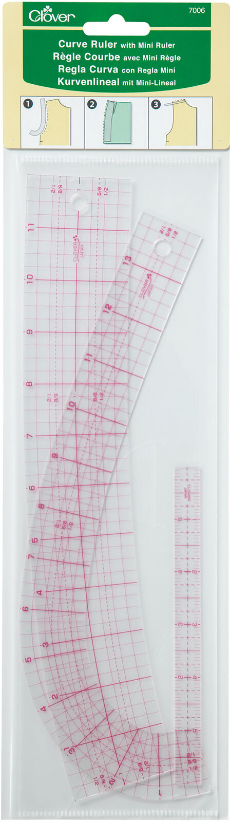 Clover Curve Ruler Set
