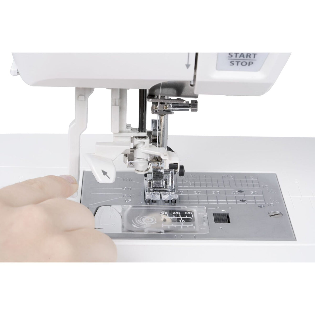 Janome Skyline S3 Anniversary Edition needle threader