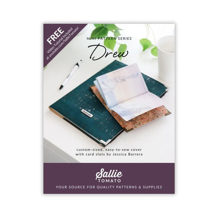 Sallie Tomato Drew Notebook Cover Pattern