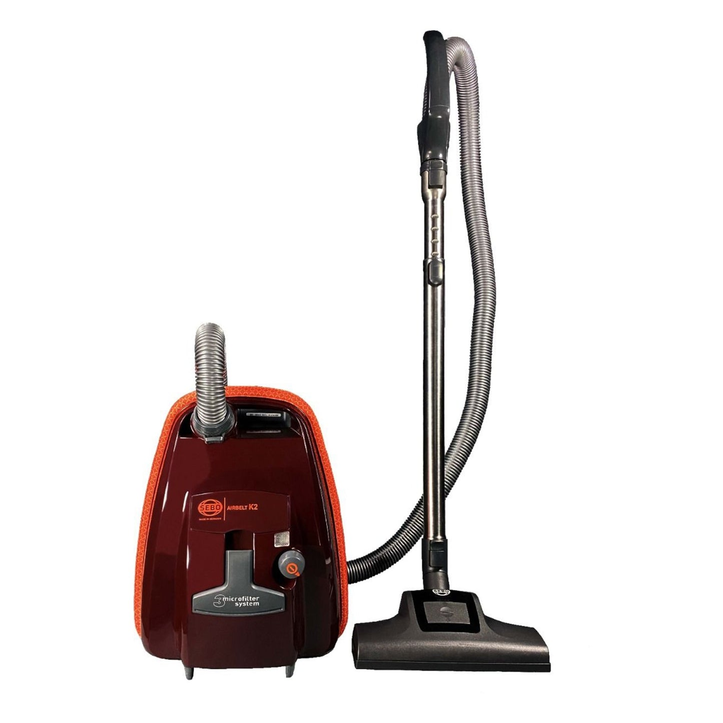 Sebo Airbelt K2 Turbo Canister Vacuum-Cherry