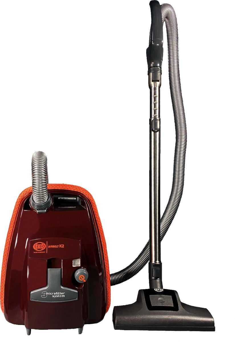 Sebo Airbelt K2 Turbo Canister Vacuum-Cherry