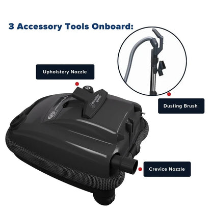 Sebo Airbelt K2 Turbo Canister Vacuum-Cherry