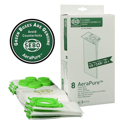 SEBO Filter Bags for X/G/C/370 Series