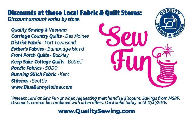 Sew Fun 2026 Membership