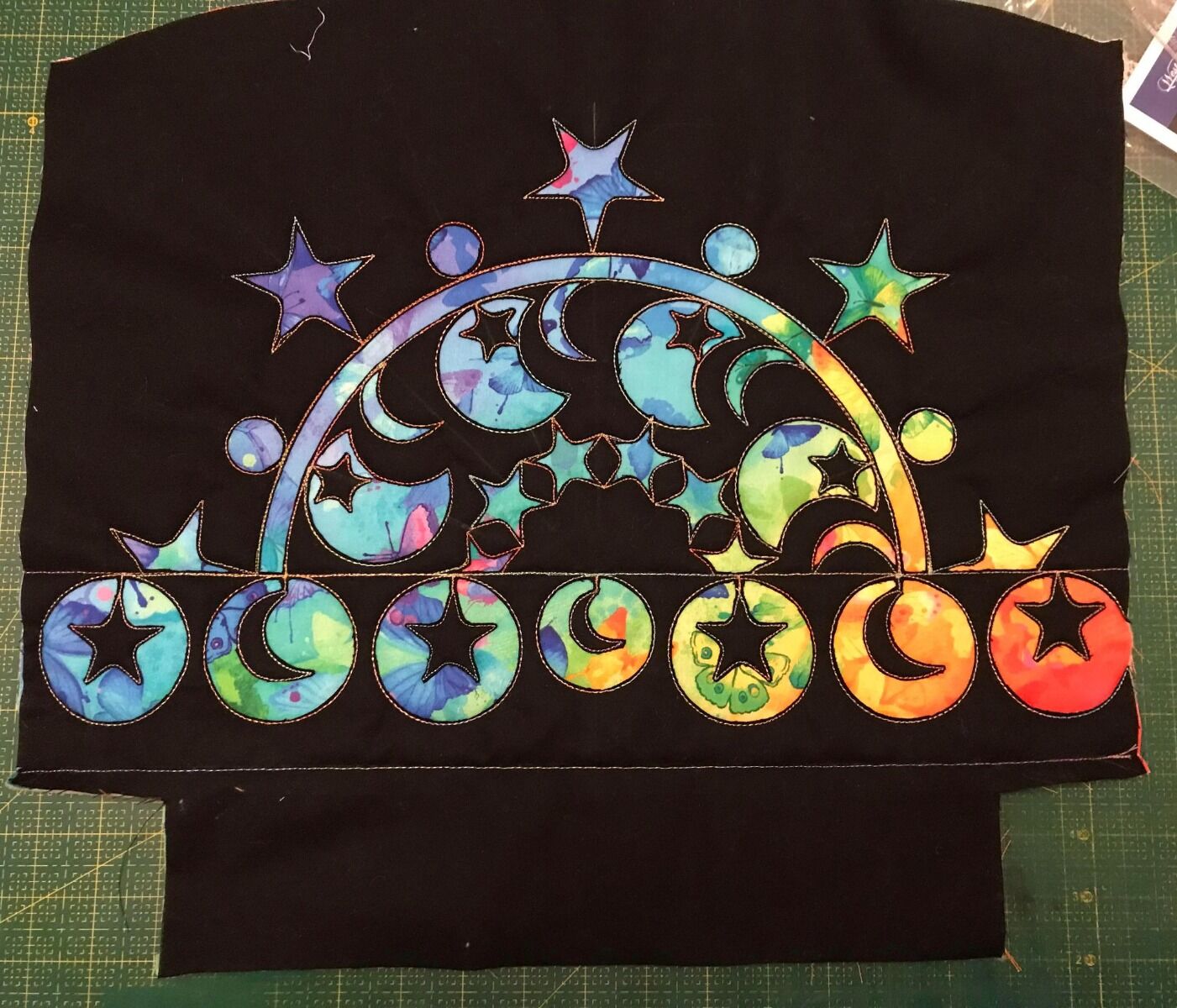 Sew Steady Starry Nights Ruler Work and Embroidery Club