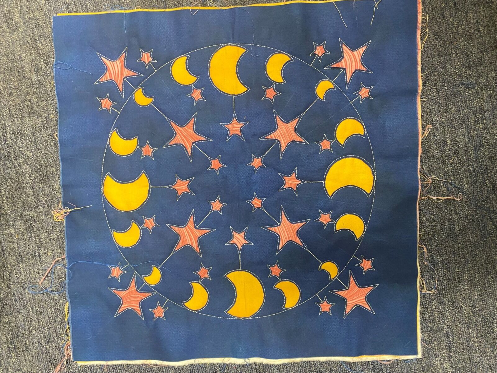 Sew Steady Starry Nights Ruler Work and Embroidery Club