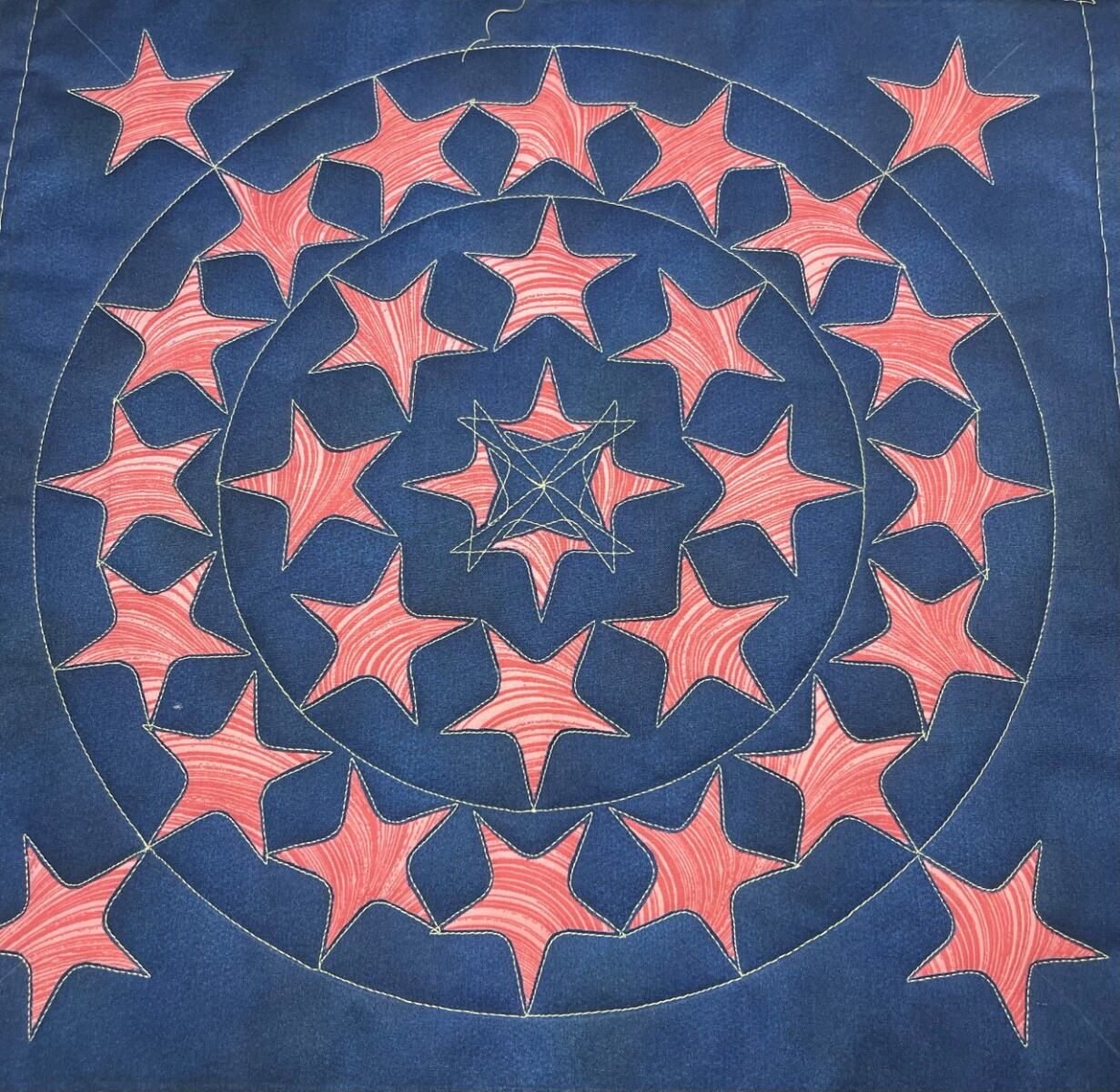 Sew Steady Starry Nights Ruler Work and Embroidery Club