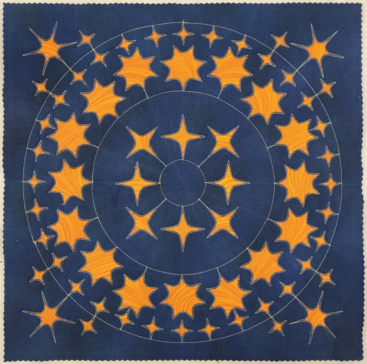 Sew Steady Starry Nights Ruler Work and Embroidery Club