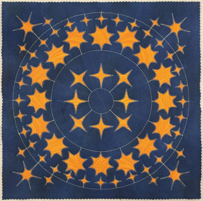 ,,,,,,,,,,,,,,,,,,,,,Sew Steady Starry Nights Ruler Work and Embroidery Club