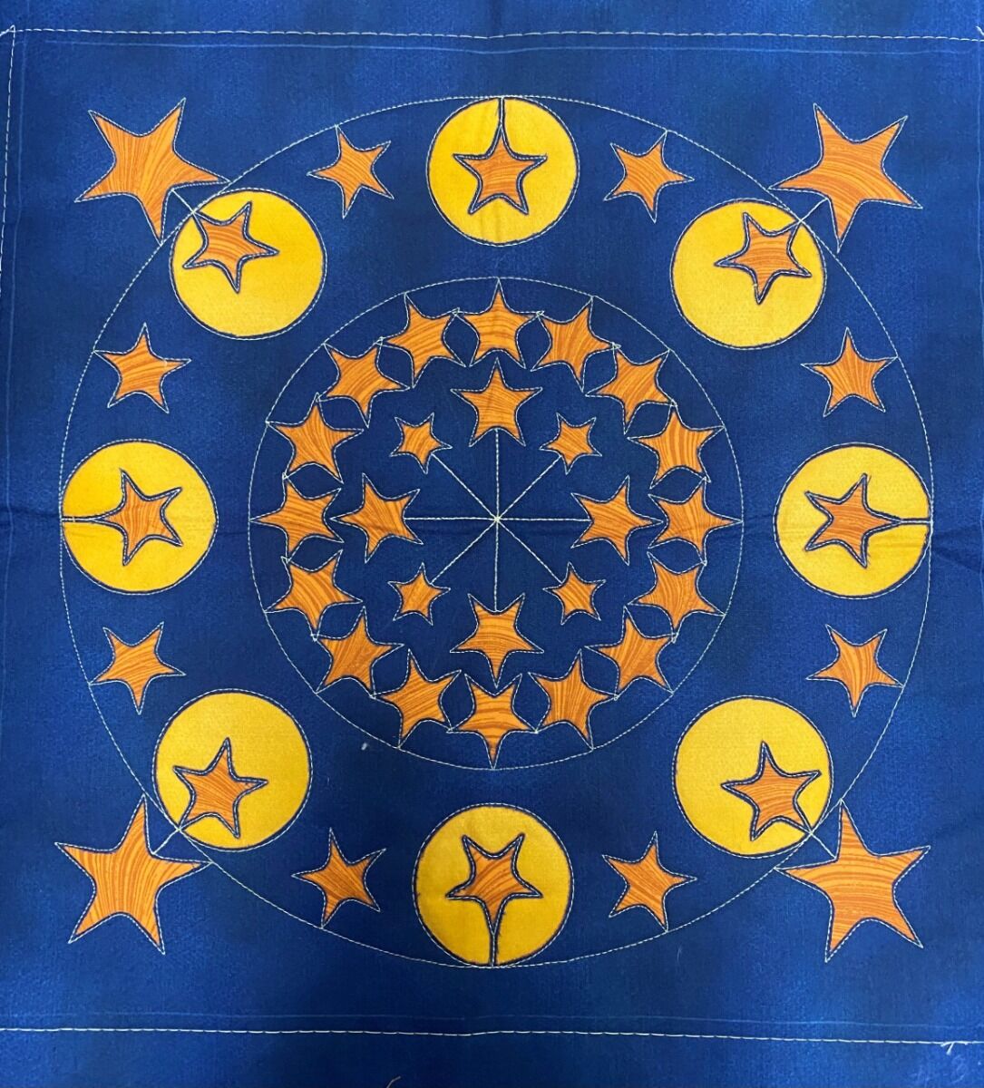 Sew Steady Starry Nights Ruler Work and Embroidery Club